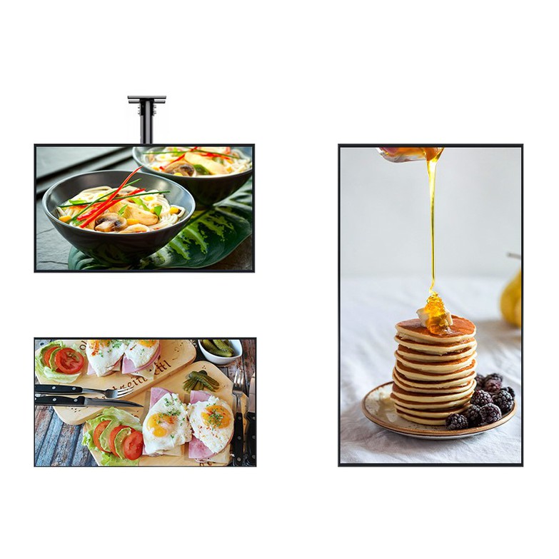 various installation of 55 Inch Wall Mounted Digital Display Screen various installation of 55 Inch Wall Mounted Digital Display Screen